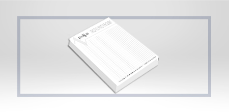 Bloc notes A5/50 FILE, interior file 1+0, coperta spate carton alb